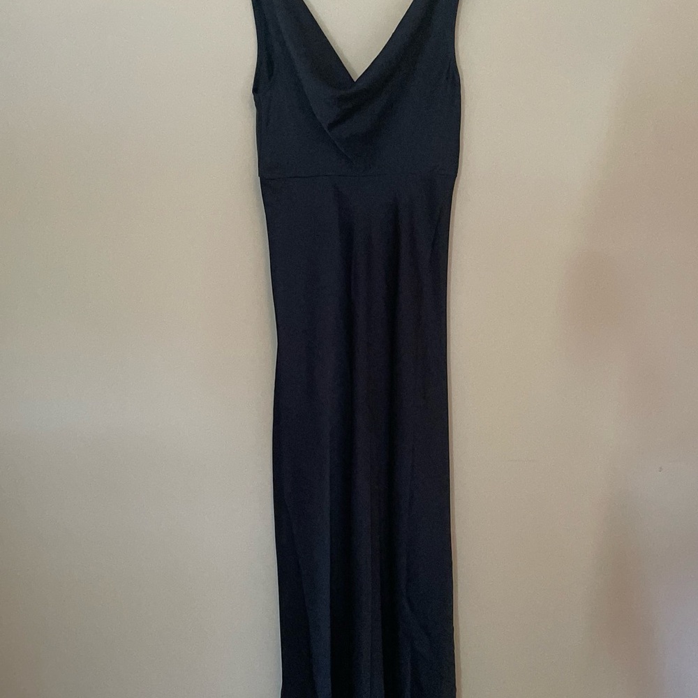Elegant Navy Evening Dress